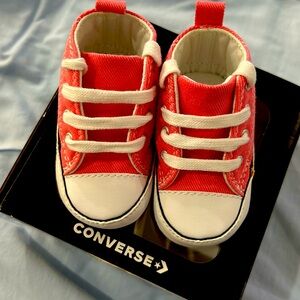 Converse Crib-Shoes size 1 color Pink